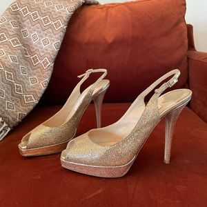 Jimmy Choo Ivette in Champagne